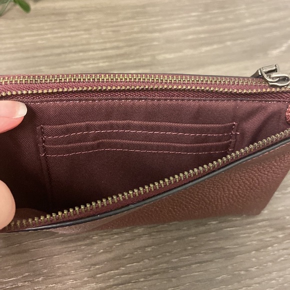 Coach Double Zippered Wristlet - Picture 13 of 16